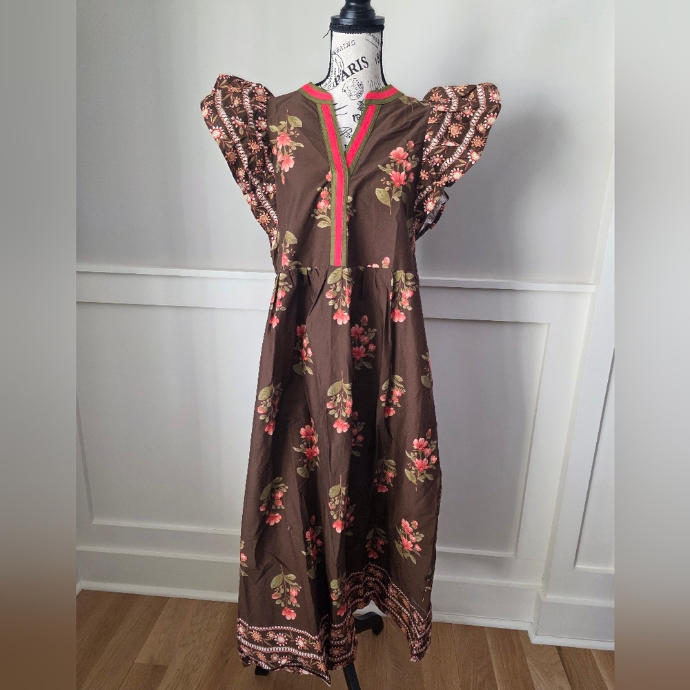 Floral Midi Dress By Umgee-NWT